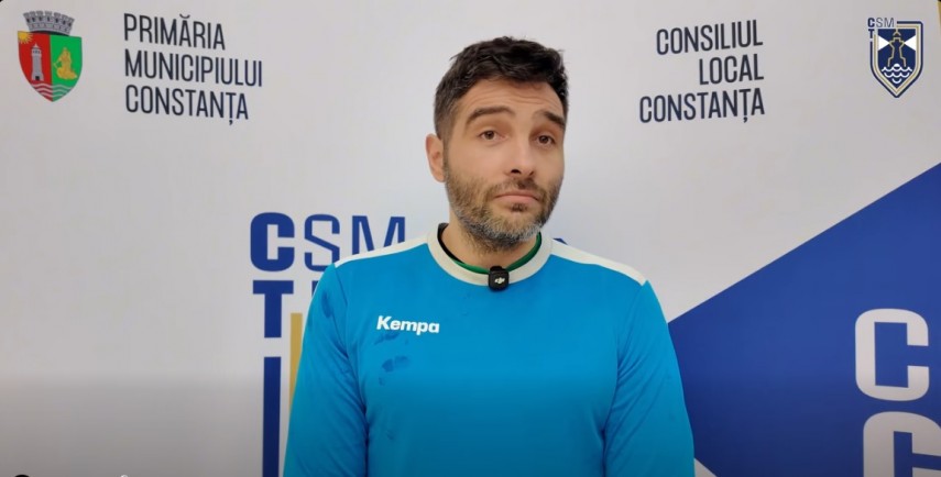 Mihai Bujor. Sursa foto: captură Facebook (CSM Constanța)