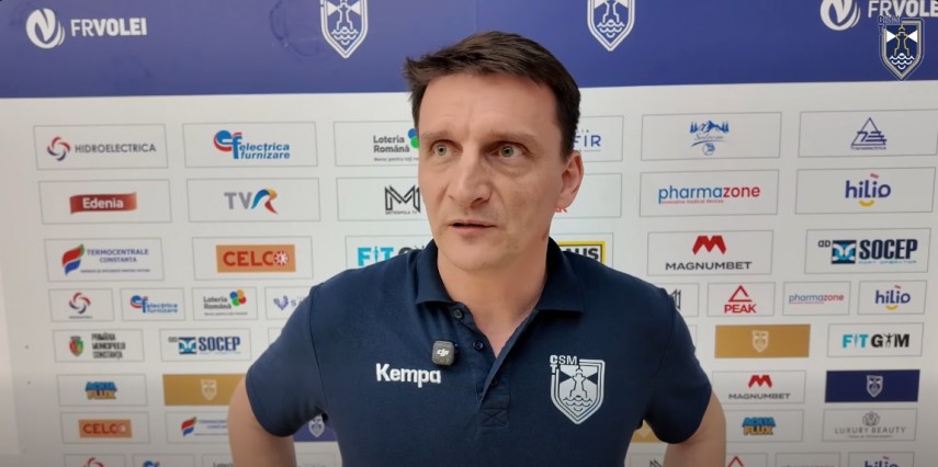 Florin Voinea. Sursa foto: captură Facebook (CSM Constanța)