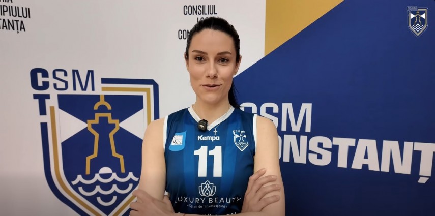 Ramona Beatrice Postea. Sursa foto: captură Facebook (CSM Constanța)