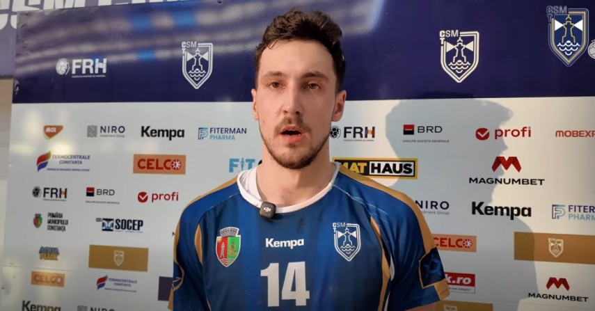 Călin Căbuț. Sursa foto: captură Facebook (CSM Constanța)