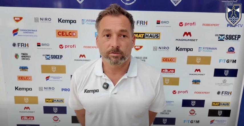 Marius Stavrositu. Sursa foto: captură Facebook (CSM Constanța)