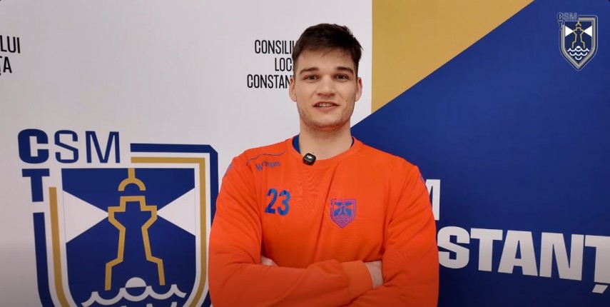 Alexandru Pașca. Sursa foto: captură Facebook (CSM Constața)