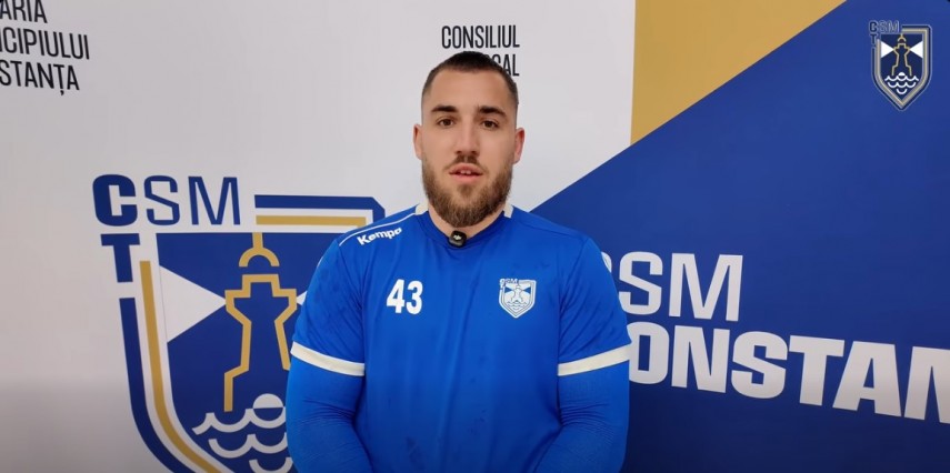 Daniel Susanu. Sursa foto: captură Facebook (CSM Constața)