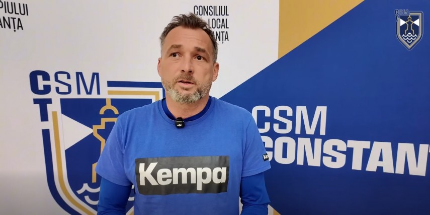 Marius Stavrositu. Sursa foto: captură Facebook (CSM Constața)
