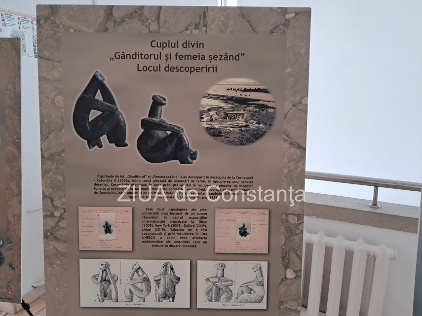 foto video momentul descoperirii arheologice ganditorul si femeia sezand marcat de muzeul de istorie foto video momentul descoperirii arheologice ganditorul si femeia sezand marcat de muzeul de istorie