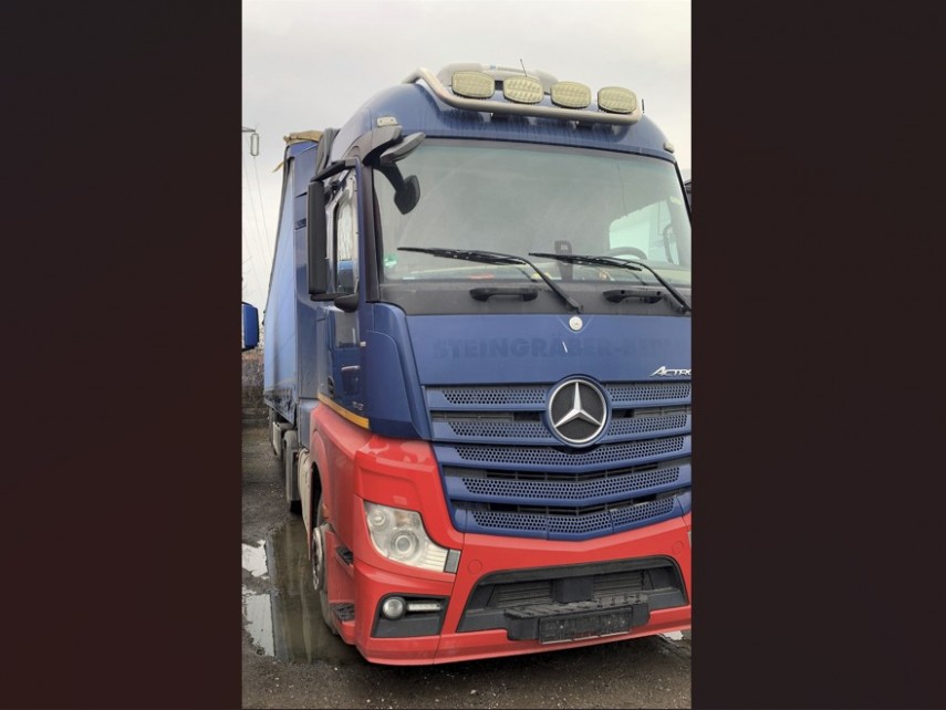 Mercedez Benz Actros. Sursă foto: ANAF