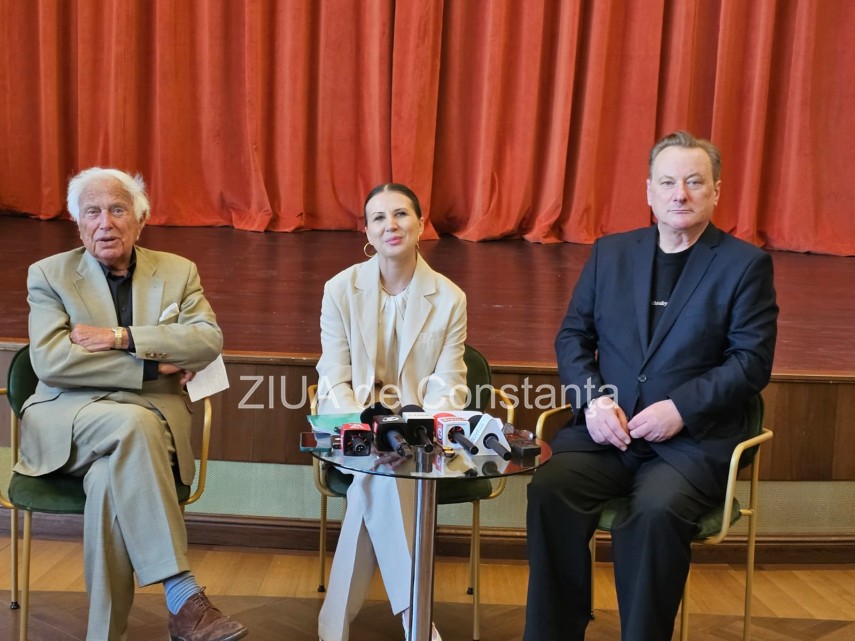 De la stânga la dreapta: Ioan Holender, Anamaria Mișa și George Măndilă