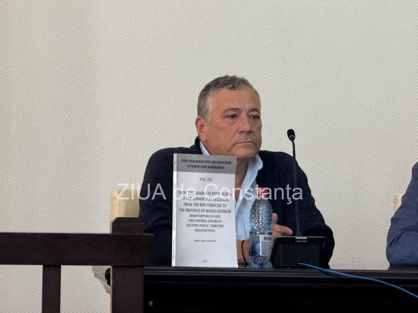 Virgil Ioniță - secretar al Societății Numismatice Române