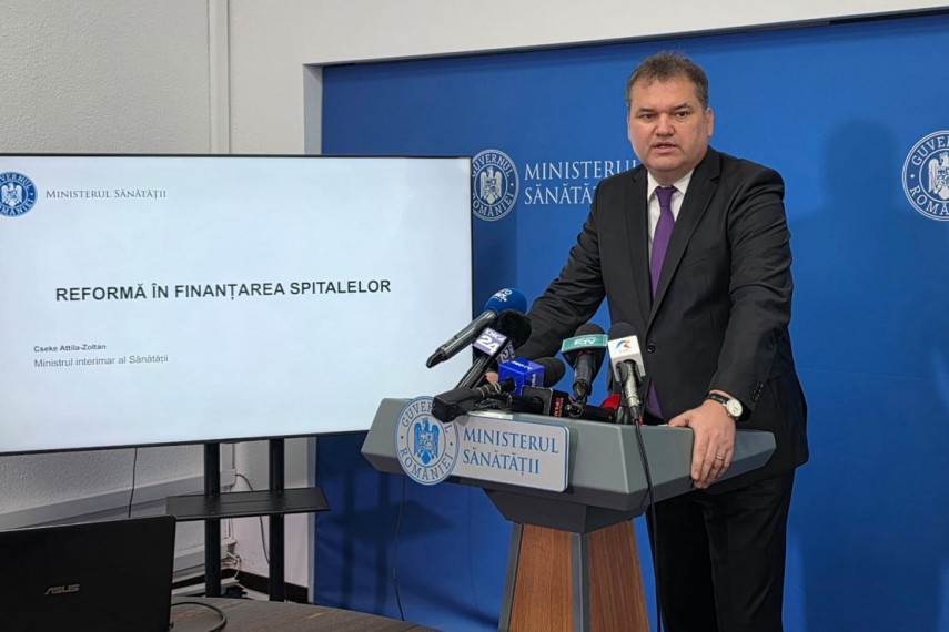 Cseke Attila, ministrul interimar al Sănătății Sursă: ms.ro