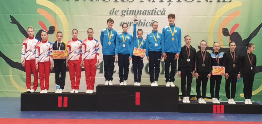 gimnastica aerobica sportivii csm constanta pe podium la concursul national cupa aerogym galerie foto gimnastica aerobica sportivii csm constanta pe podium la concursul national cupa aerogym galerie foto