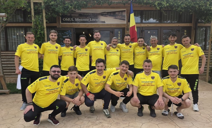 Localitatea natala a lui Hagi: In primul an de la infiintare, Tricolorul Sacele - campioana in Liga a 5-a si finalista in Cupa Romaniei (GALERIE FOTO) 