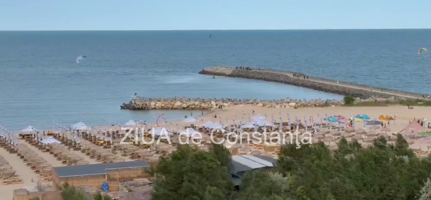 video constanta posibila alerta de drona in zona zoom beach pe mare 941248 video constanta posibila alerta de drona in zona zoom beach pe mare 941248