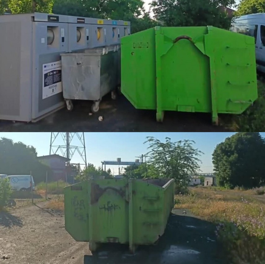 Primaria Constanta: Locuitorii din cartierele Abator si Far pot folosi containerele amplasate pe strada Stadionului si pe strada Viforului