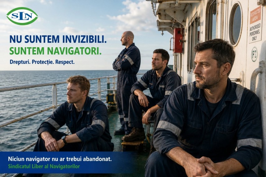 sursa foto: Facebook/ Sindicatul Liber al Navigatorilor din Transportul Maritim