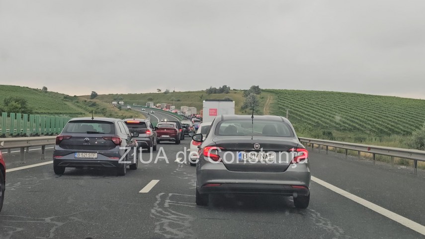 trafic dirijat pe a2 spre bucuresti la cernavoda in urma unui accident rutier a unui autoturism intrat trafic dirijat pe a2 spre bucuresti la cernavoda in urma unui accident rutier a unui autoturism intrat
