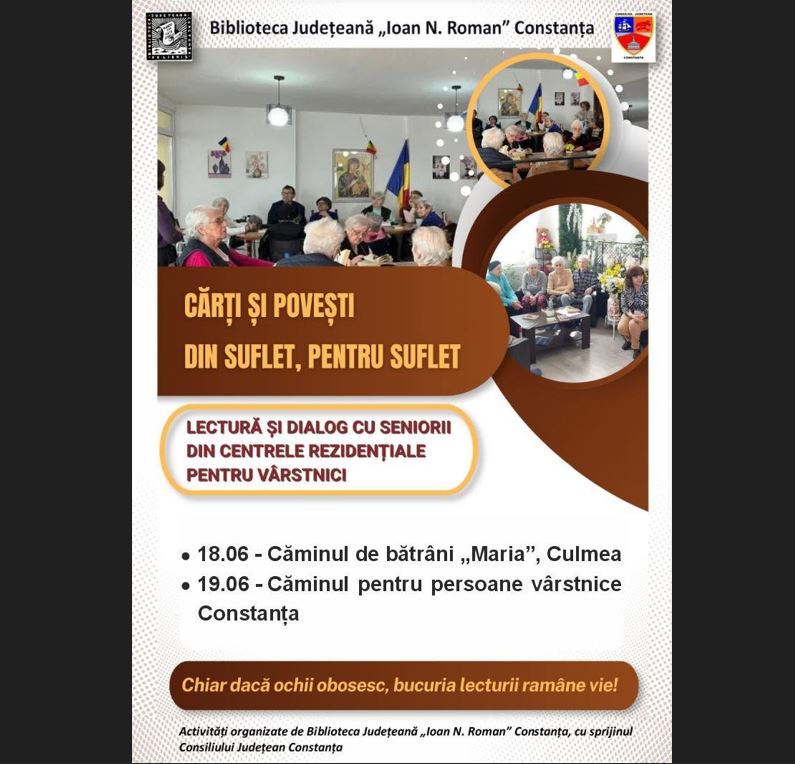 Sursa foto: Facebook Biblioteca Județeană Constanța