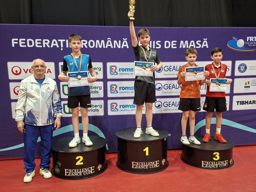 Sursa foto: Facebook (Federația Română de Tenis de Masă)