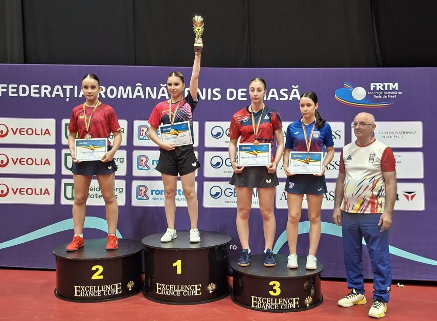 Sursa foto: Facebook (Federația Română de Tenis de Masă)