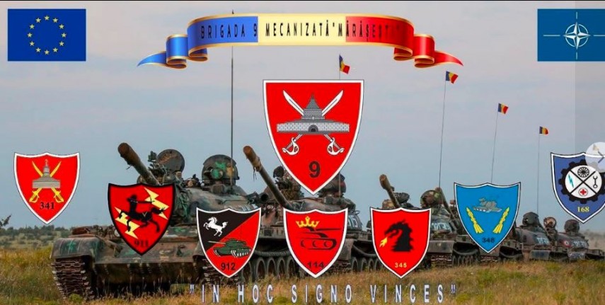 sursa foto: Facebook/Brigada 9 Mecanizată "Mărăşeşti"
