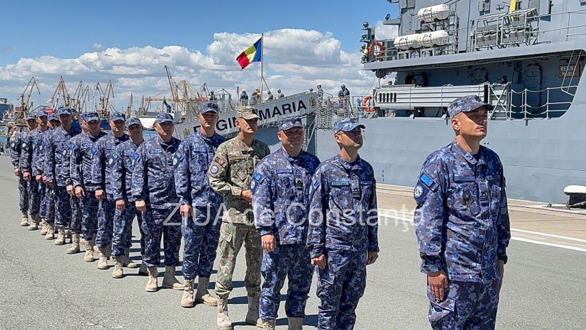 foto fregata regina maria revine in portul militar constanta a participat la operatia eunavfor med irini foto fregata regina maria revine in portul militar constanta a participat la operatia eunavfor med irini