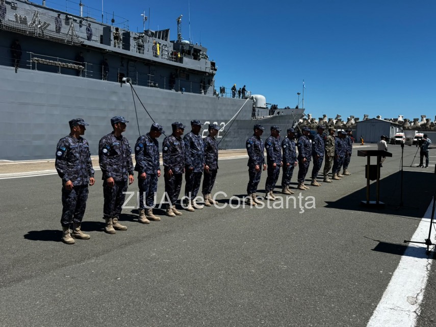foto fregata regina maria revine in portul militar constanta a participat la operatia eunavfor med irini foto fregata regina maria revine in portul militar constanta a participat la operatia eunavfor med irini