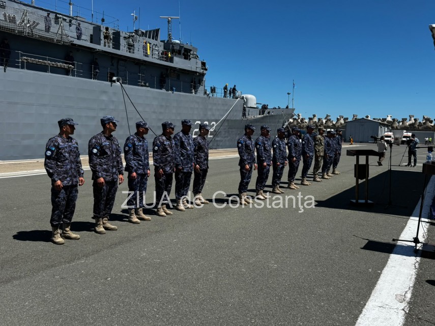 foto fregata regina maria revine in portul militar constanta a participat la operatia eunavfor med irini foto fregata regina maria revine in portul militar constanta a participat la operatia eunavfor med irini