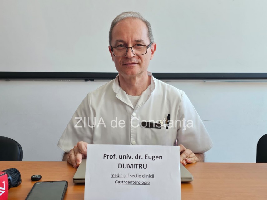  prof. univ. dr. Eugen Dumitru, medic șef secție clinică Gastroenterologie