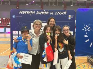 Scrimă Constanța Medalii la Naționalele de copii. Titlul de la Under-11, disputat de două fete de la CSS1 (GALERIE FOTO + VIDEO) 
