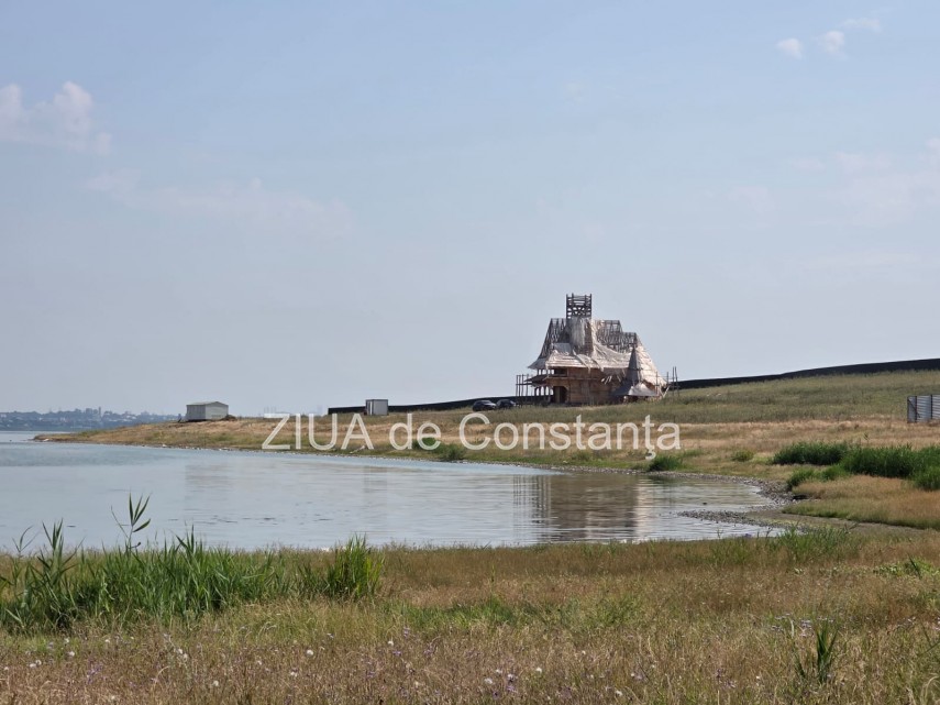 foto video imagini exclusive iata cum arata santierul blocat al bisericii lui becali de la techirghiol foto video imagini exclusive iata cum arata santierul blocat al bisericii lui becali de la techirghiol