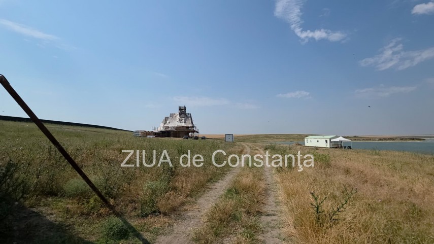 foto video imagini exclusive iata cum arata santierul blocat al bisericii lui becali de la techirghiol foto video imagini exclusive iata cum arata santierul blocat al bisericii lui becali de la techirghiol