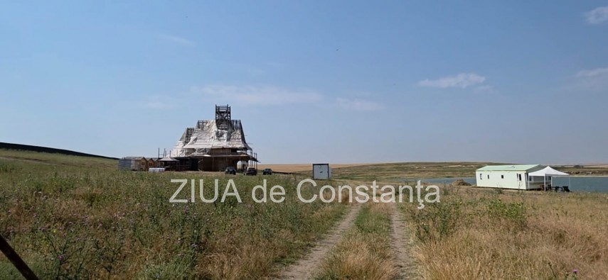 foto video imagini exclusive iata cum arata santierul blocat al bisericii lui becali de la techirghiol foto video imagini exclusive iata cum arata santierul blocat al bisericii lui becali de la techirghiol