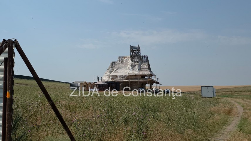 foto video imagini exclusive iata cum arata santierul blocat al bisericii lui becali de la techirghiol foto video imagini exclusive iata cum arata santierul blocat al bisericii lui becali de la techirghiol