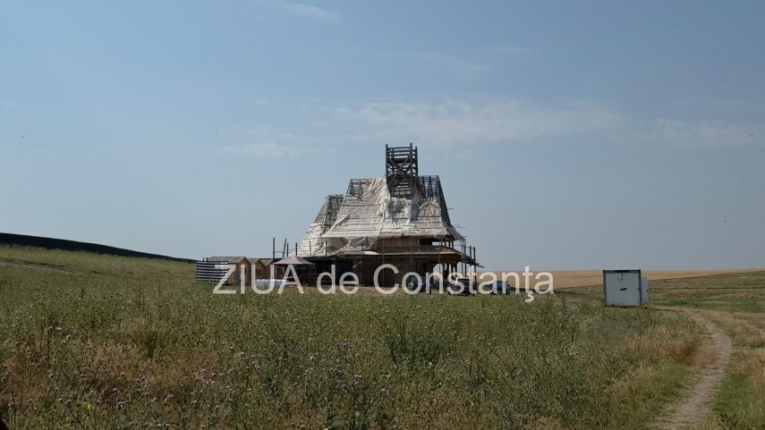 foto video imagini exclusive iata cum arata santierul blocat al bisericii lui becali de la techirghiol foto video imagini exclusive iata cum arata santierul blocat al bisericii lui becali de la techirghiol