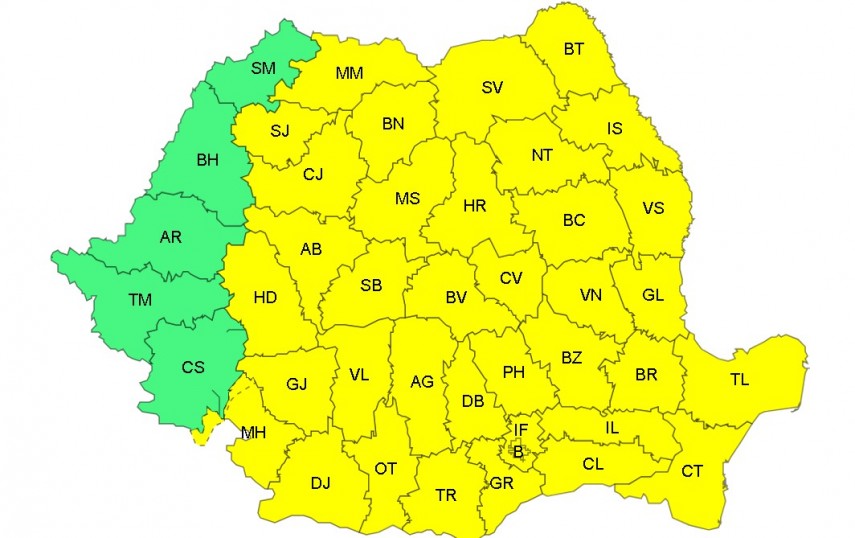Sursă: Captură ANM
