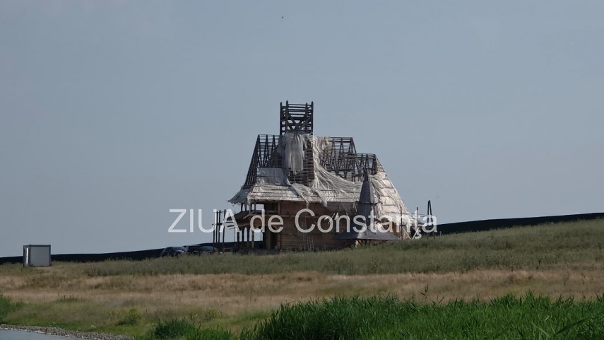 foto video imagini exclusive iata cum arata santierul blocat al bisericii lui becali de la techirghiol foto video imagini exclusive iata cum arata santierul blocat al bisericii lui becali de la techirghiol