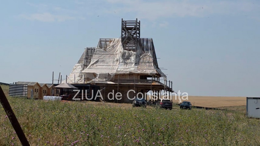 foto video imagini exclusive iata cum arata santierul blocat al bisericii lui becali de la techirghiol foto video imagini exclusive iata cum arata santierul blocat al bisericii lui becali de la techirghiol