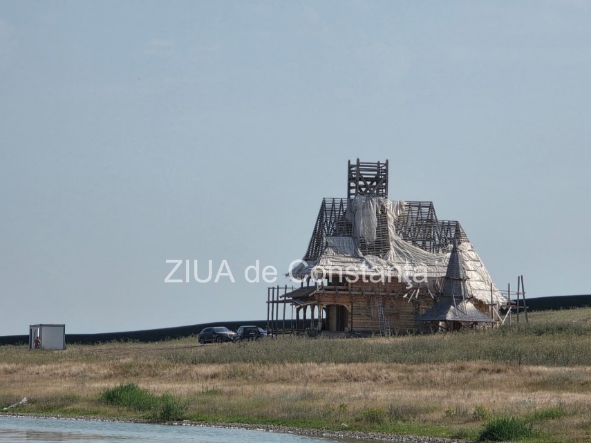 foto video imagini exclusive iata cum arata santierul blocat al bisericii lui becali de la techirghiol foto video imagini exclusive iata cum arata santierul blocat al bisericii lui becali de la techirghiol