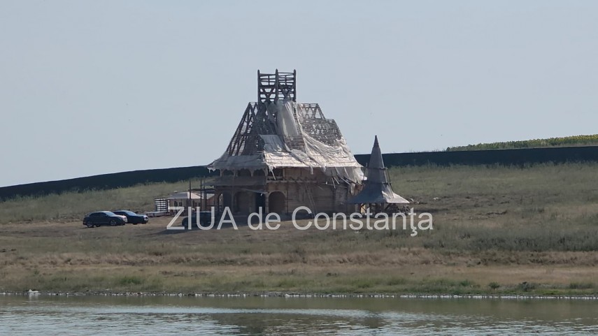 foto video imagini exclusive iata cum arata santierul blocat al bisericii lui becali de la techirghiol foto video imagini exclusive iata cum arata santierul blocat al bisericii lui becali de la techirghiol