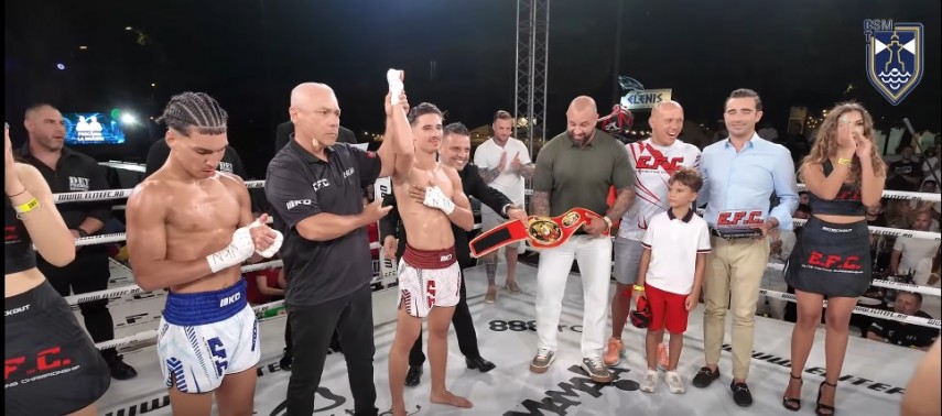 CSM Constanta: Cosmin Bruma a castigat centura europeana WKN la gala Elite Fighting Championship 3 Summer Edition, de la Mamaia (GALERIE FOTO + VIDEO) (P)  