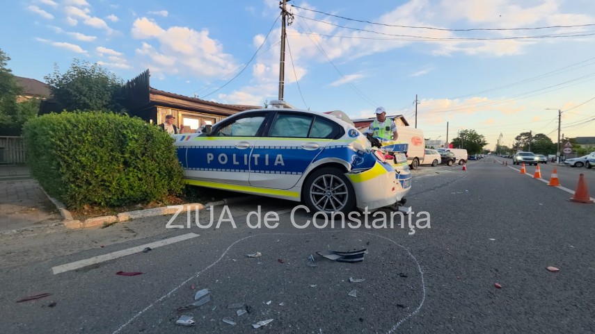 foto video accident grav in 2 mai o autospeciala de politie si o motocicleta lovite de un autocar trei foto video accident grav in 2 mai o autospeciala de politie si o motocicleta lovite de un autocar trei