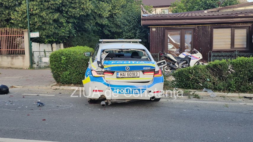 foto video accident grav in 2 mai o autospeciala de politie si o motocicleta lovite de un autocar trei foto video accident grav in 2 mai o autospeciala de politie si o motocicleta lovite de un autocar trei