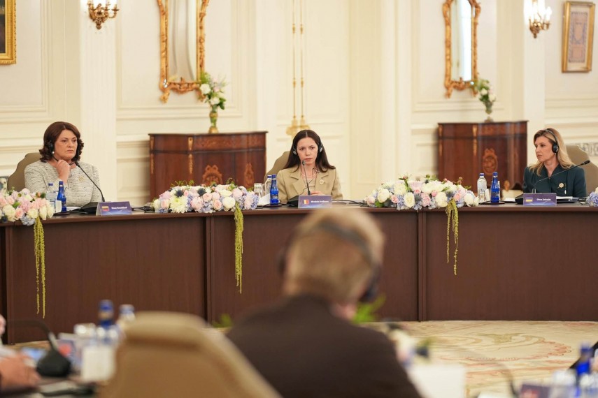 foto mirabela gradinaru la programul dedicat partenerilor liderilor nato a vorbit despre protejarea copiilor foto mirabela gradinaru la programul dedicat partenerilor liderilor nato a vorbit despre protejarea copiilor