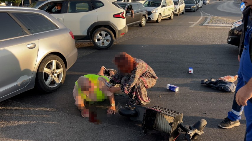 foto video accident rutier in constanta un trotinetist a fost lovit in cartierul palas de o masina inmatriculata foto video accident rutier in constanta un trotinetist a fost lovit in cartierul palas de o masina inmatriculata