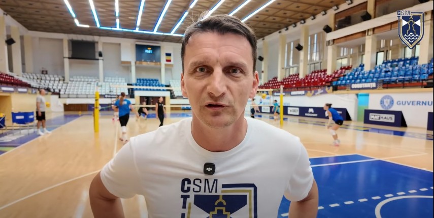Florin Voinea. Sursa foto: captură Facebook (CSM Constanța)