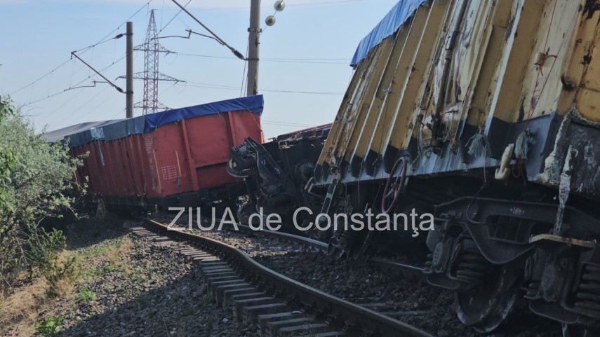 un vagon s a rasturnat iar alte patru au deraiat in regionala cfr palas din constanta 946242 un vagon s a rasturnat iar alte patru au deraiat in regionala cfr palas din constanta 946242
