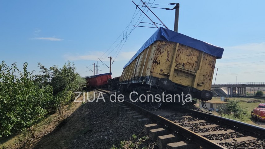 un vagon s a rasturnat iar alte patru au deraiat in regionala cfr palas din constanta 946242 un vagon s a rasturnat iar alte patru au deraiat in regionala cfr palas din constanta 946242