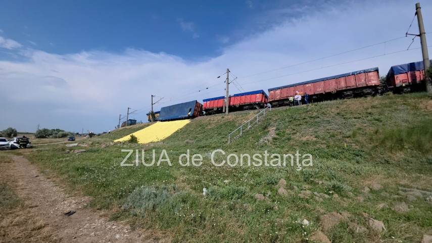 un vagon s a rasturnat iar alte patru au deraiat in regionala cfr palas din constanta 946242 un vagon s a rasturnat iar alte patru au deraiat in regionala cfr palas din constanta 946242