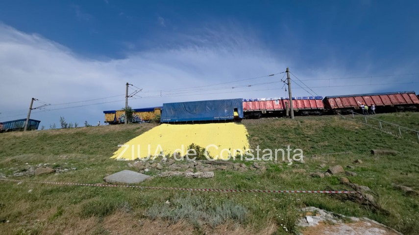 un vagon s a rasturnat iar alte patru au deraiat in regionala cfr palas din constanta 946242 un vagon s a rasturnat iar alte patru au deraiat in regionala cfr palas din constanta 946242
