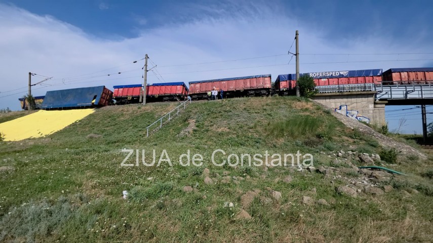 un vagon s a rasturnat iar alte patru au deraiat in regionala cfr palas din constanta 946242 un vagon s a rasturnat iar alte patru au deraiat in regionala cfr palas din constanta 946242