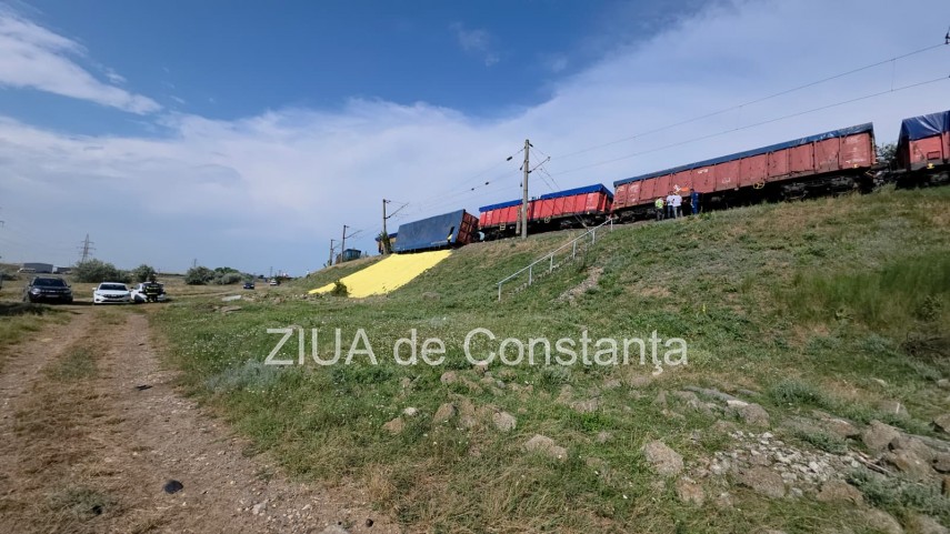 un vagon s a rasturnat iar alte patru au deraiat in regionala cfr palas din constanta 946242 un vagon s a rasturnat iar alte patru au deraiat in regionala cfr palas din constanta 946242